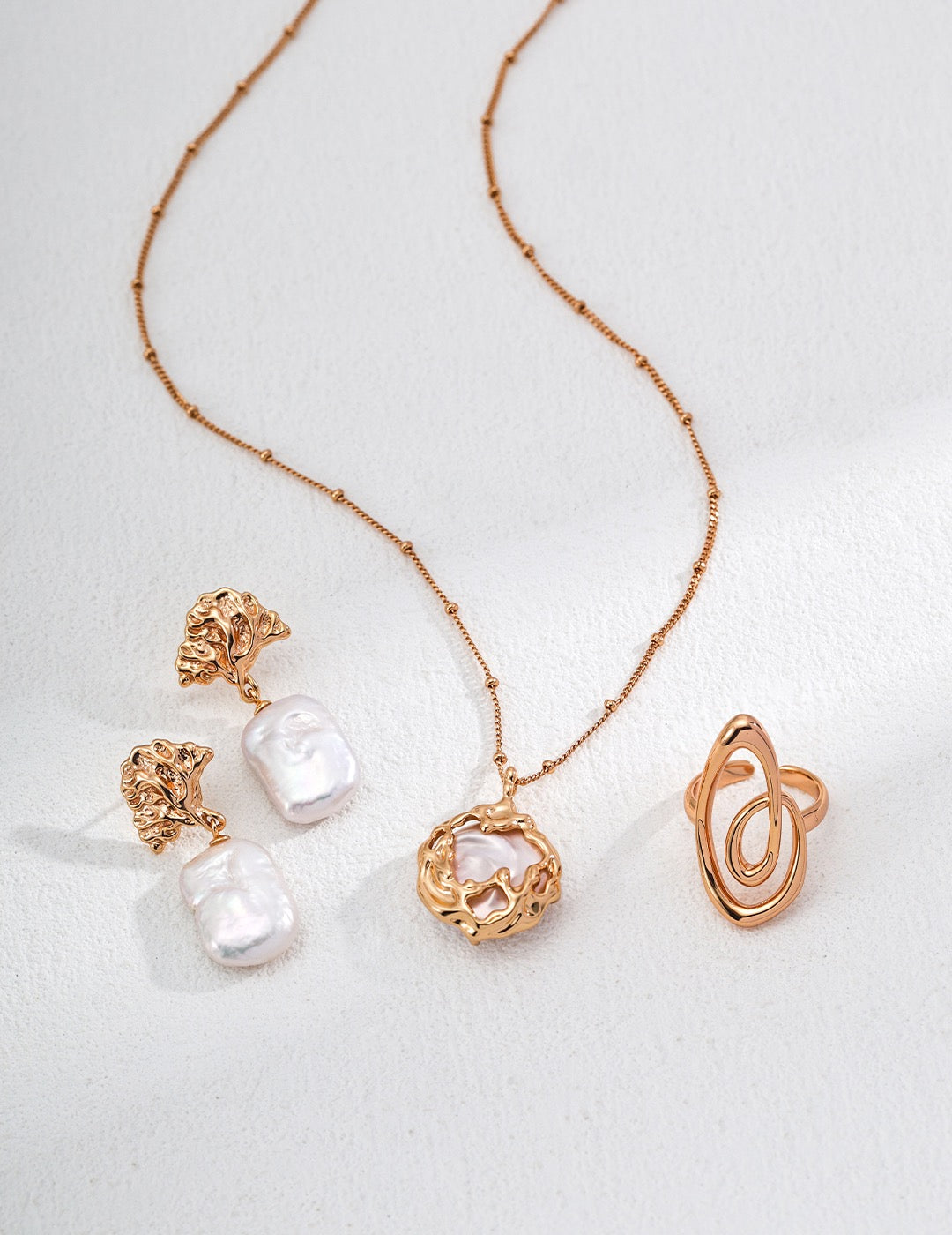 S925 Sterling Silver Vintage Natural Pearl Drop Earrings