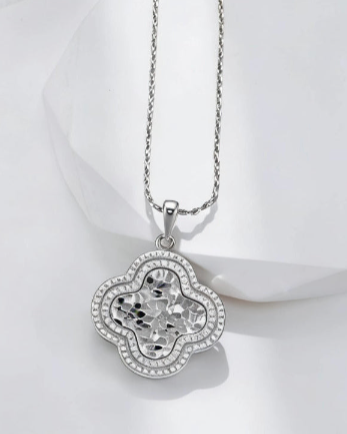 S925 Silver Four-Leaf Clover Jewelry Set