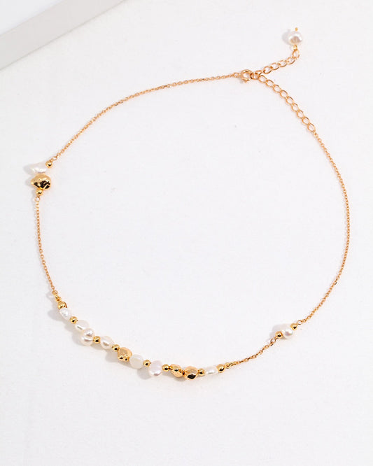 Vintage Metallic Natural Pearl Collection