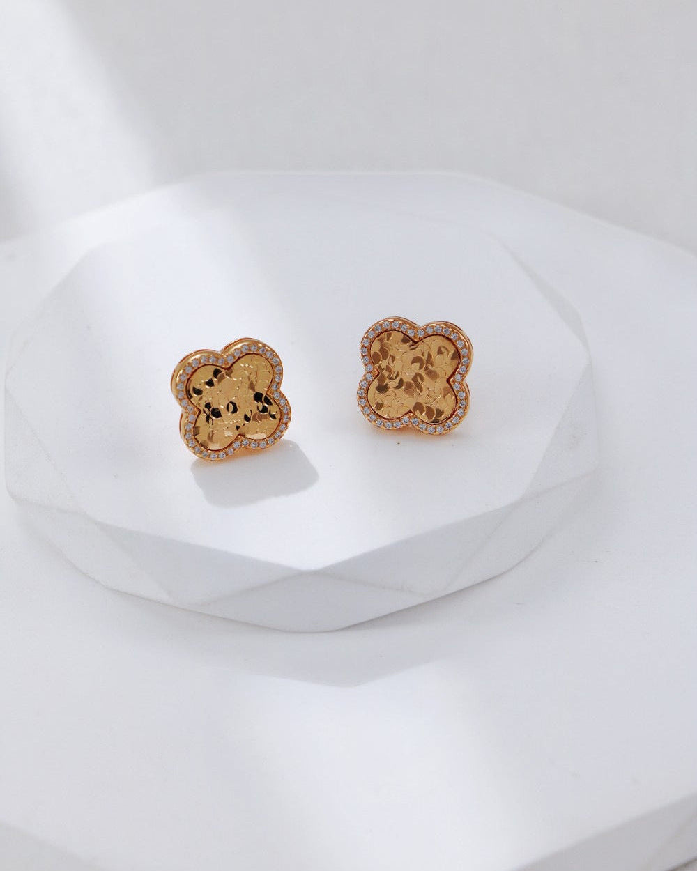 S925 Silver Four-Leaf Clover Jewelry Set